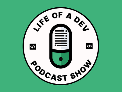 Life of a dev podcast logo