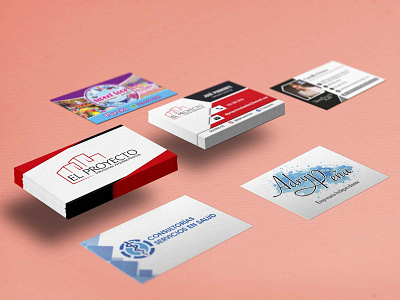 Tarjetas de Presentación 02 branding design graphic design marca e identidad tarjeta de presentación vector