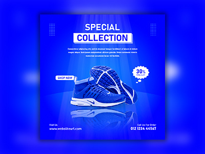 Shoes Social Media Banner banner design branding brochure design flyer graphic design logo shoes social media banner