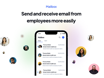 Mailbox design management mobile ui ux