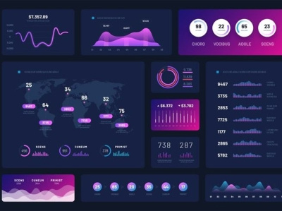 Data Dashboard Infographics