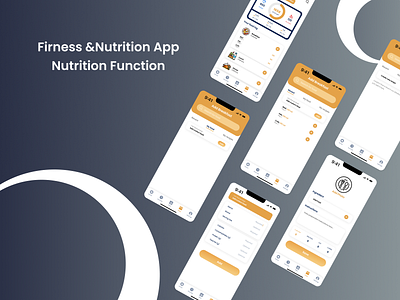 Fitness & Nutrition App: Nutrition function