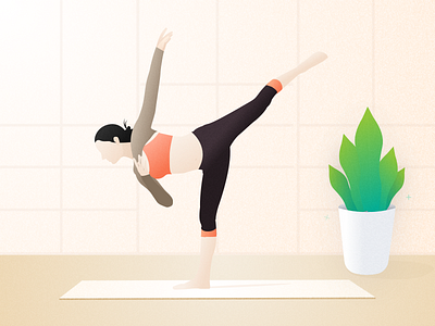 Yoga illustrations yoga