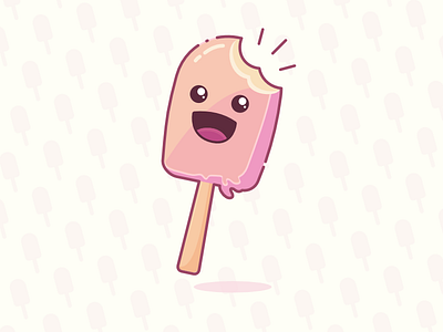 2D Popsicle Illustration character cute food icecream illustration illustrator pattern popsicle series vector