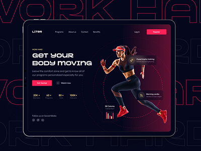 Fitness Landing Page