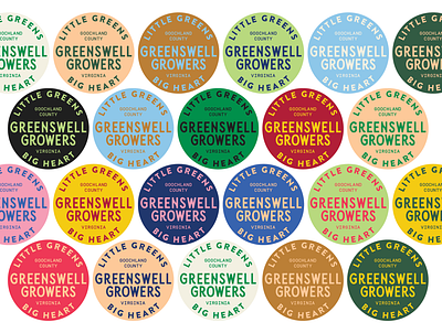 Greenswell Growers badge branding branding and identity color design farm hydroponics lettuce logo richmond typography vector virginia