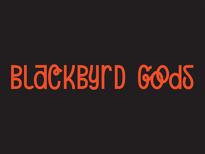 Blackbyrd Disney Script black branding lettering logo red richmond typography vector virginia