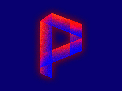 P for Days gradient logo typography