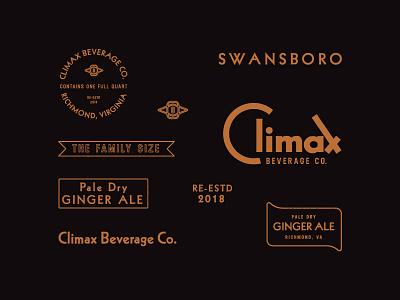 Climax Beverage Company branding climax logo