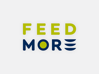 Feed More branding design logo typography