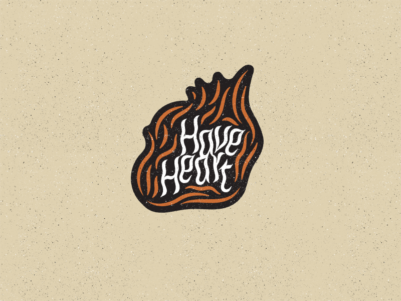 Have Heart 2019 black black and white design illustration lettering macabre red richmond typography