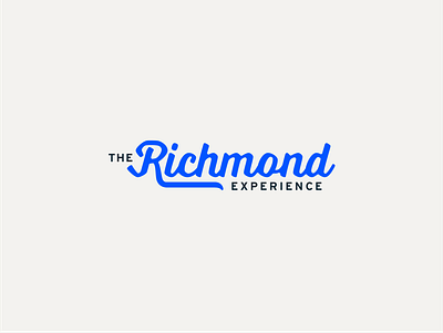 The Richmond Experience black blue branding design interstate martha red richmond rvax typography website white