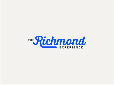 The Richmond Experience black blue branding design interstate martha red richmond rvax typography website white