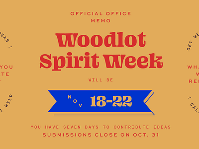 Woodlot Spirit Week