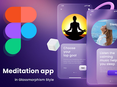 UI Glassmorphism app by Asim Ahmed on Dribbble