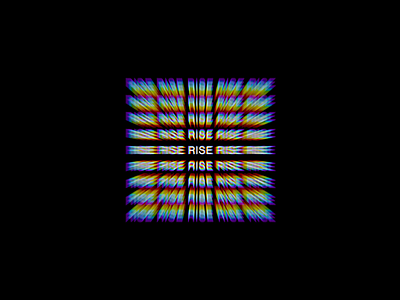 RISE 2danimation 3d c4d kinetic kinetic typography kinetictype motion typogaphy