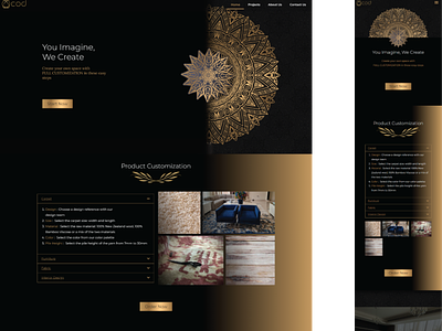 Luxury Responsive Web Design design graphic design illustration logo ui ux