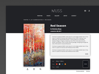 Muss artwork business collection muse sale web
