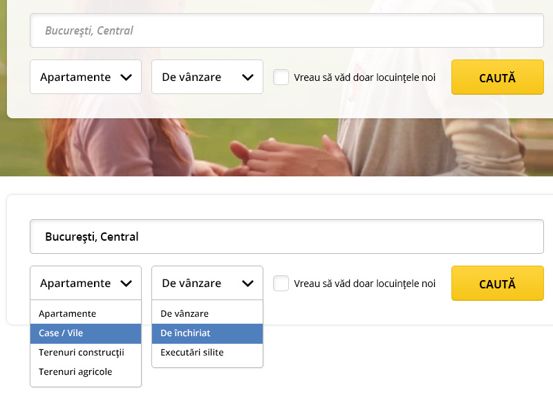 Search box elements search box form ui dropdown user interface clean design filters checkbox button