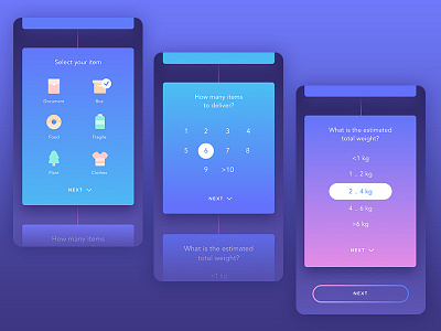 Delivery App by Grace Saraswati on Dribbble