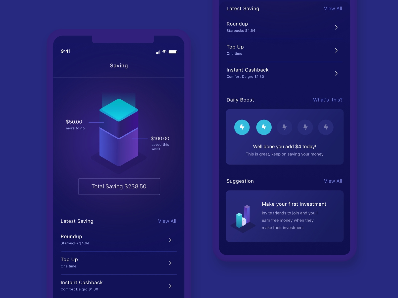 Mobile Ui Ux Finance Investment by Grace Saraswati on Dribbble