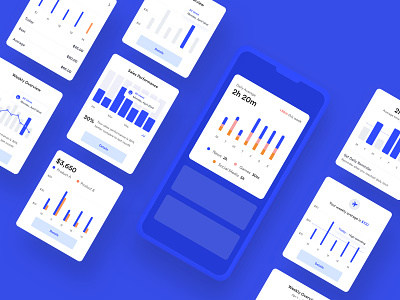 Graph Collection - Mobile UI UX chart dashboard finance graph ios mobile mobile app ui ui ux