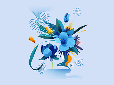 Blue Flowers