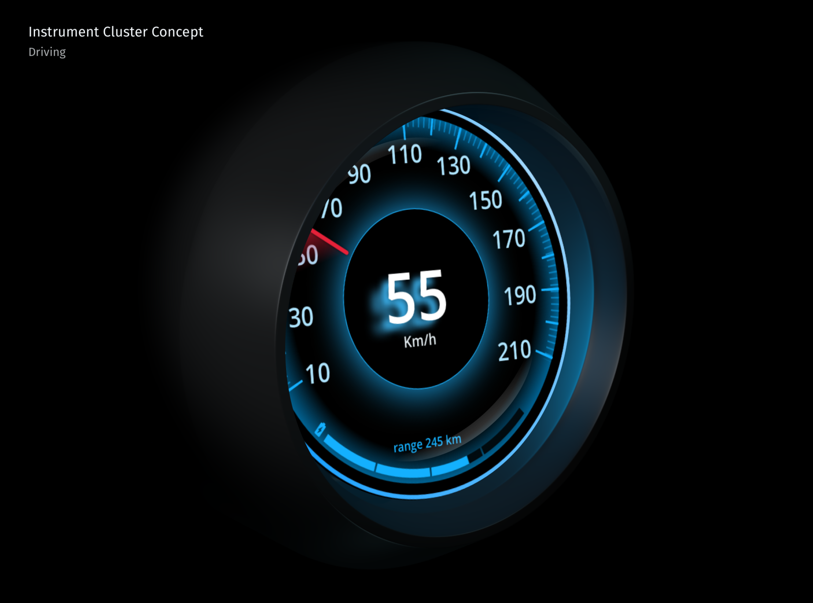 Instrument Cluster Concept by Adam Auksel on Dribbble