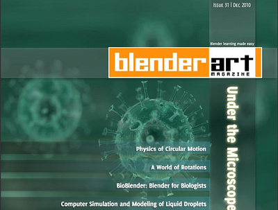 Virus - Digital magazine cover 3d blender design graphic design illustration