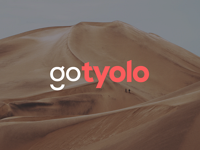 GoTyolo Branding branding clean identity lettering logo minimal travel typography wordmark