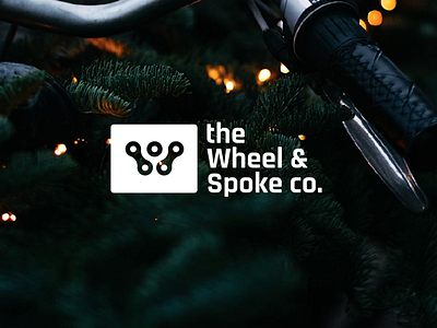 The Wheel & Spoke Company Branding branding clean cycling identity lettering logo minimal typography wordmark