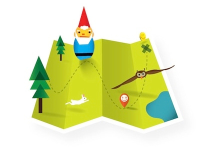 Gnome Map icon map