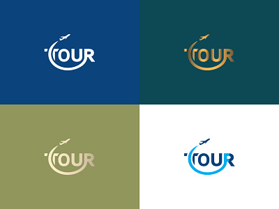 Tour Logo abstract logo branding design graphic design illustration lettermark logo logo logo design minimal logo