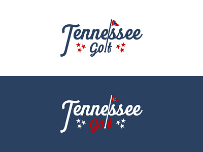 Tennessee Golf Logo branding design lettermark logo logo logo design vector