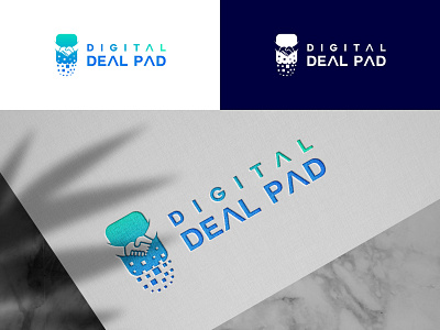 Digital Deal Pad Logo abstract logo branding design graphic design illustration logo logo design vector