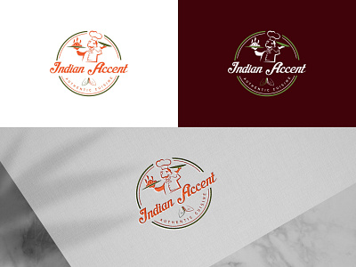 Indian Accent Logo abstract logo branding design graphic design illustration logo logo design vector