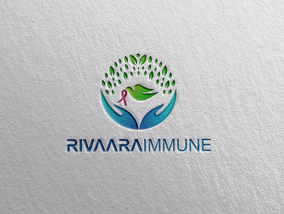 Rivaara immune abstract logo branding design graphic design illustration logo logo design vector