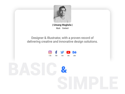 Basic & Simple design about adobe xd banner branding concept graphic design interaction typography ui uiux uiux design uiuxdesigner ux web web design