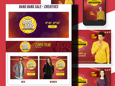 Sale Campaign Page branding campaign creative design ecommerce graphic design idea interface landing page photoshop sale shop social media tshirt uiux web web design