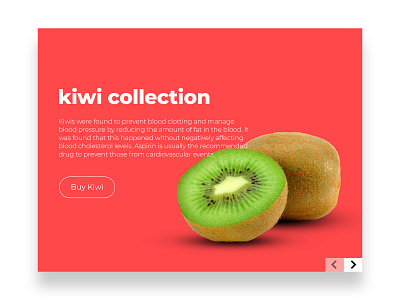 Kiwi Collection app colors design fruit interface photoshop ui ui design uiux ux web web application web design website