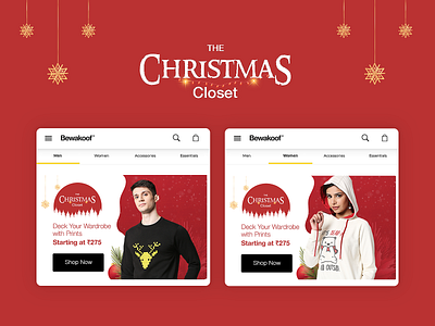 Christmas Homepage Design 🎅