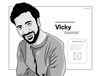 Vector Illustration *Bollywood* art card illustration interaction interface minimal page ui uiux ux vector web design website