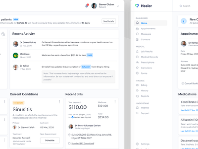 Patient Portal Medical Dashboard pt.4