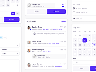 Light UI Elements by Monty Hayton on Dribbble