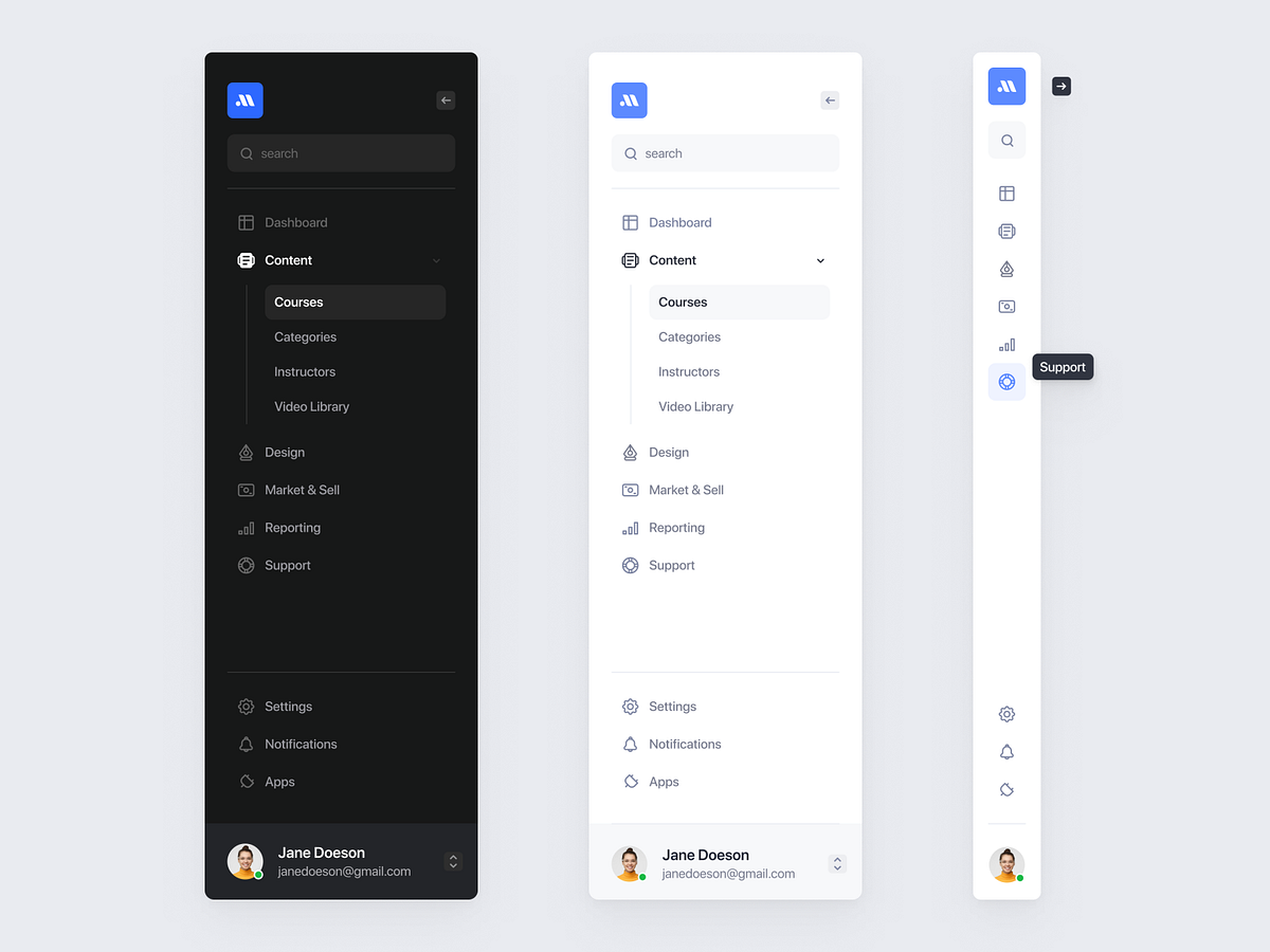 Navigation Bars by Monty Hayton on Dribbble
