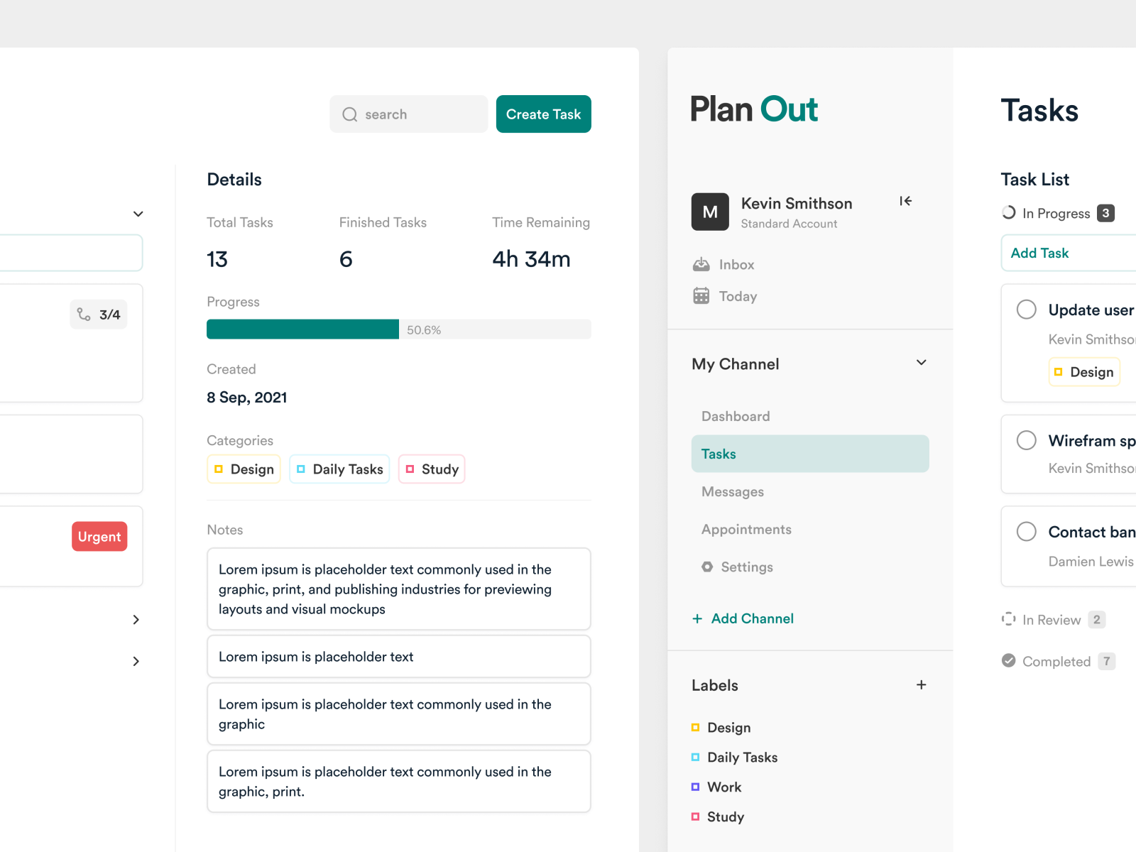 Planner App pt.2 by Monty Hayton on Dribbble