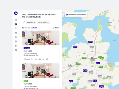 Property Insights Tool buy clean design home house interface manage minimal mobile property real estate rent rental search ui ui design ux ux design web web app