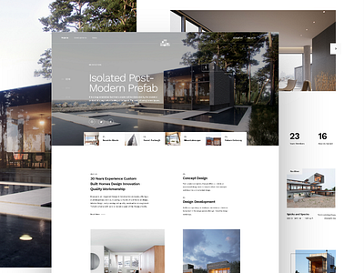 Deluxe Real Estate Website architecture clean design home house housing interior landing landing page luxery minimal page property real estate ui ux web webpage website