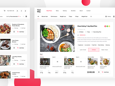 Food preparing service pt3 app clean dash dashboard delivery design food food delivery interface management meals minimal order page search takeaway ui ux web website