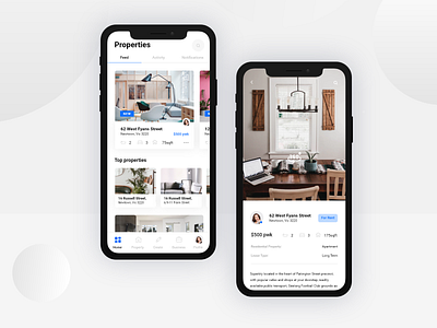 Real estate App Concept